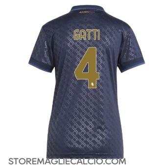 Juventus Federico Gatti #4 Maglia Gara Terza Repliche 2024-25 Donna